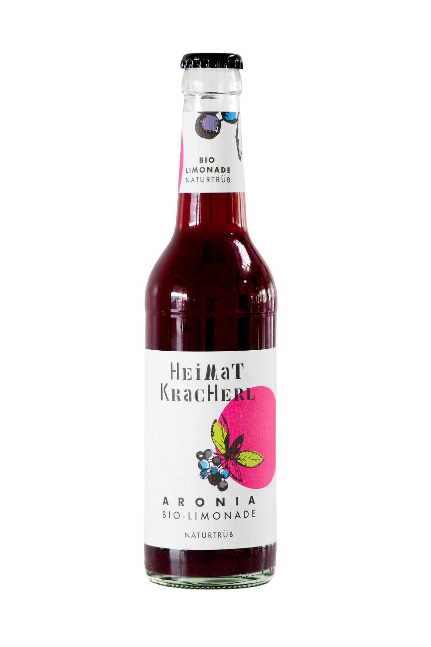 Bio-Heimat Kracherl - 6 -Flaschen - Die Aronia Limo - bekannt aus Galileo 6 Flaschen